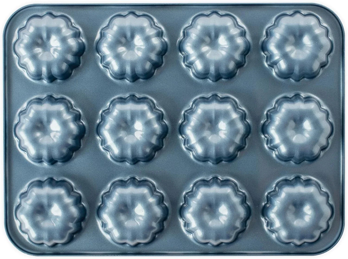 Formed Mini Bundt, 12 Cavity Cupcake, Twilight Blue