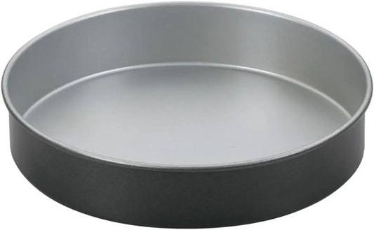 9-Inch round Cake Pan, Chef'S Classic Nonstick Bakeware, Silver, AMB-9RCK