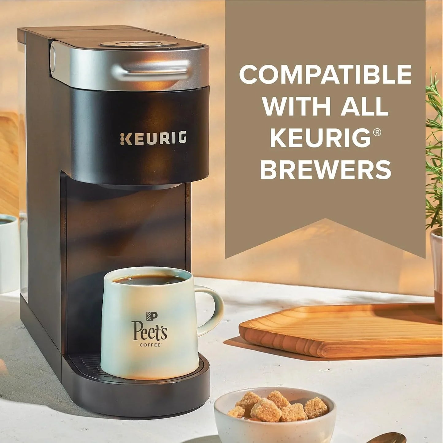 , Dark Roast Decaf Keurig K-Cup Pods, Decaffeinated Arabica Coffee - Decaf House Blend 60 Count (6 Boxes of 10 K-Cup Pods)