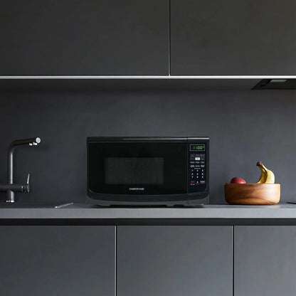 0.7 Cu. Ft. Countertop Microwave Oven – 700 Watts Power, Auto Cook Settings, Defrost, Easy Clean and Child Safety Lock - Black