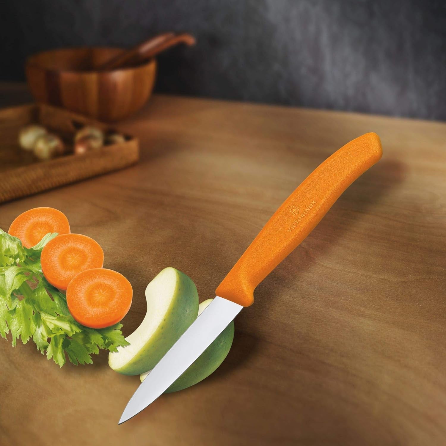 Paring Knife, 3.25 In, Orange