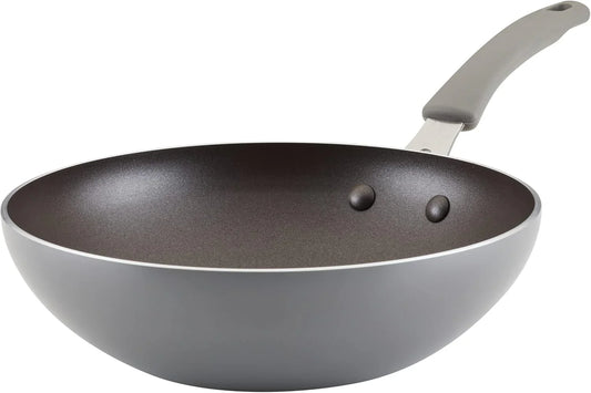 Cook + Create Nonstick Stir Fry Pan/Wok, 10.5 Inch, Gray