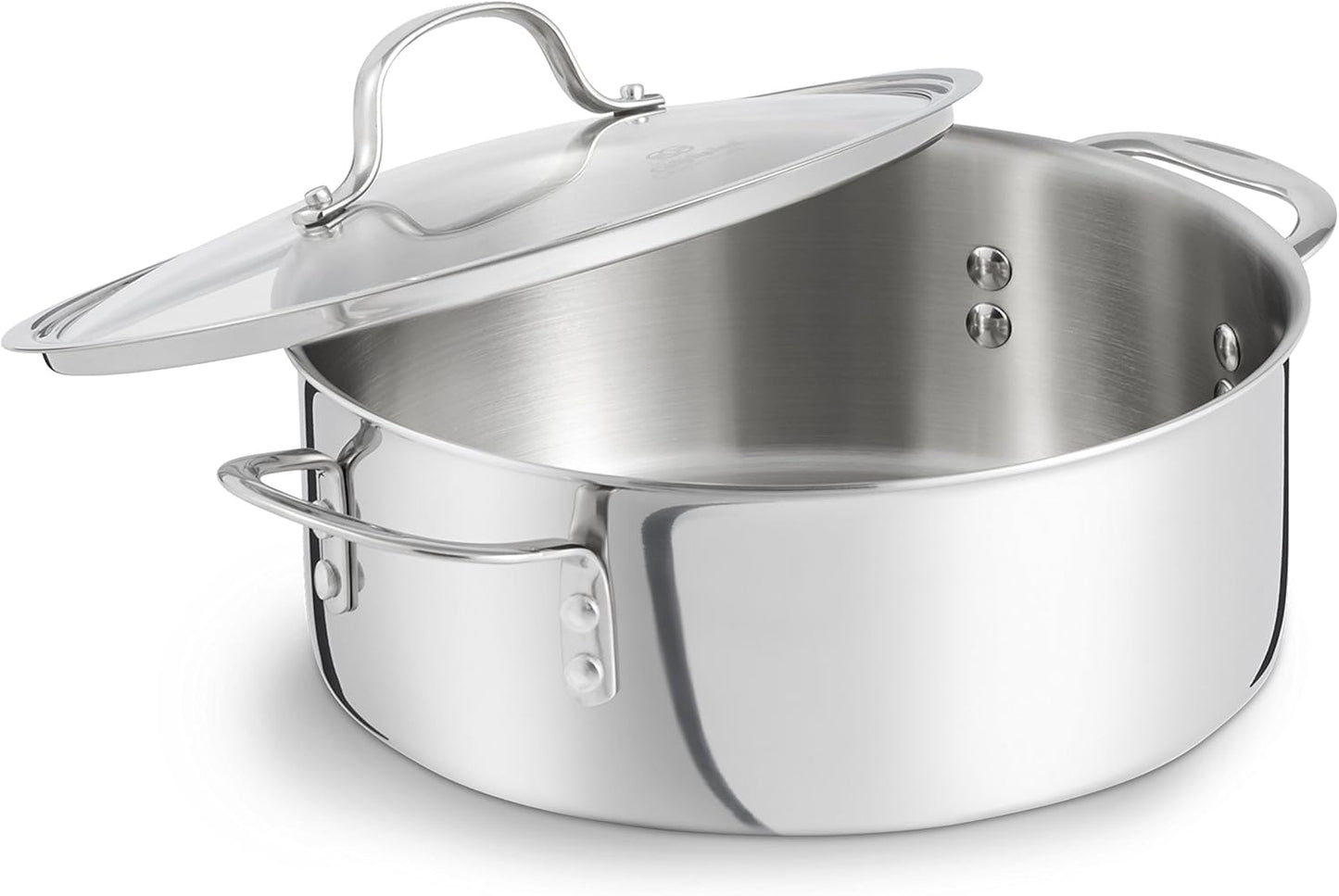 Tri-Ply Stainless Steel Cookware, Dutch Oven, 5-Quart