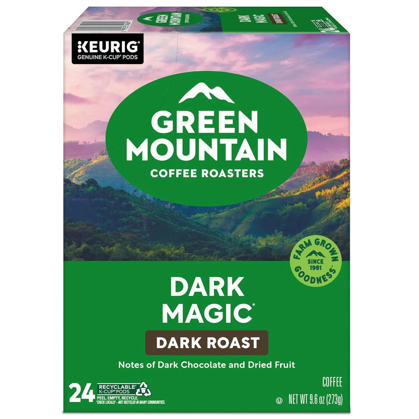 Dark Magic Coffee, Keurig Single-Serve K-Cup Pods, Dark Roast, 96 Count
