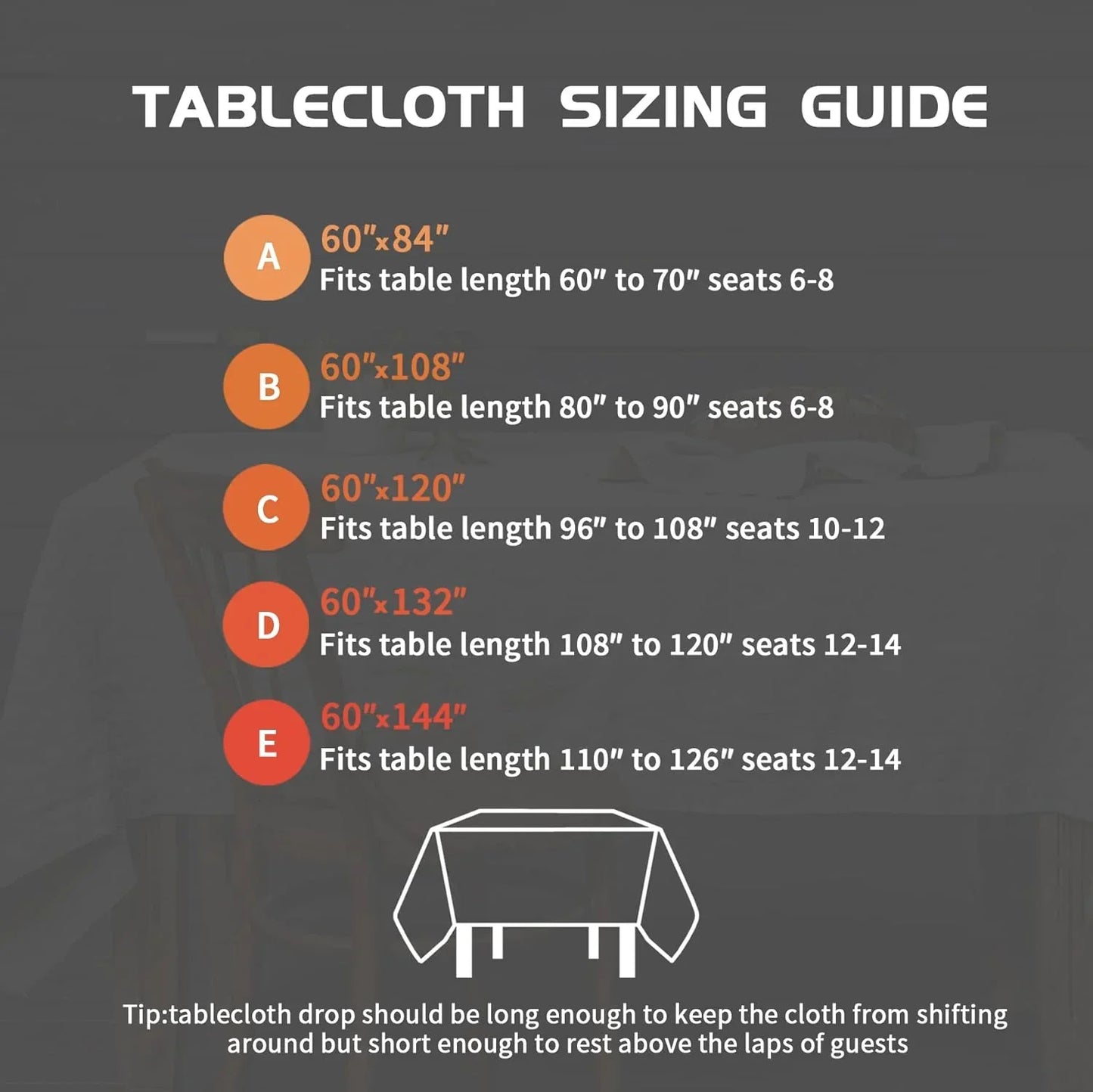 100% Pure Linen Rectangle Tablecloth 84Lx60W Inches for Dining,Weddings and Restaurants,Decorative Halloween,Thanksgiving,Christmas Table Cloth Machine Washable Tablecloths-Natural Linen