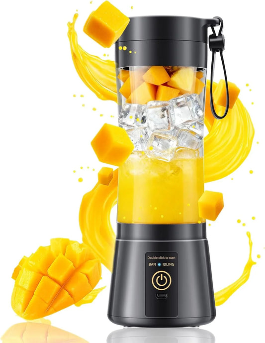 Cordless Personal Size Portable Blender - 380Ml Blender Smoothies and Shakes, BPA Free Traveling Juice Cup with Powerful Blending, Freshly Squeezed in Sports/Travel/Home