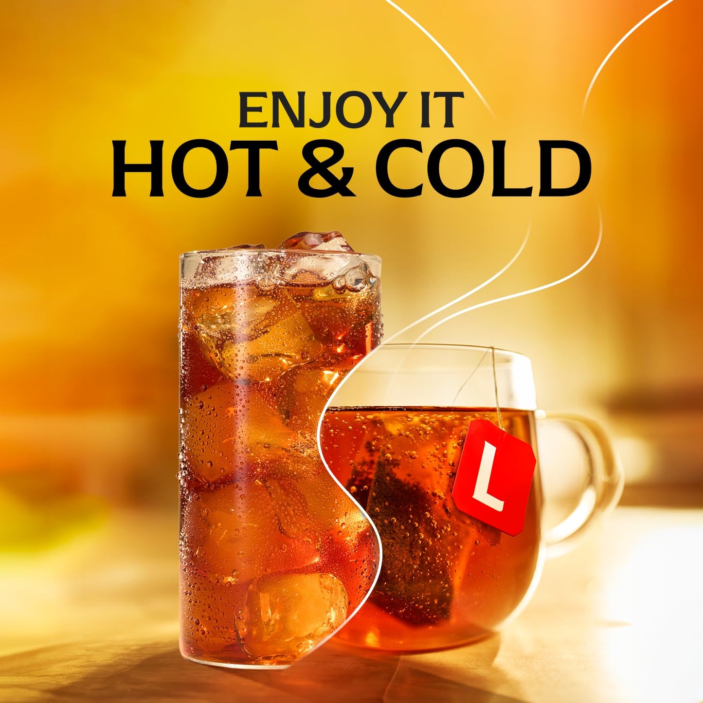 Black Tea Bags, Hot or Iced High Caffeine Tea, 100 Total Bags