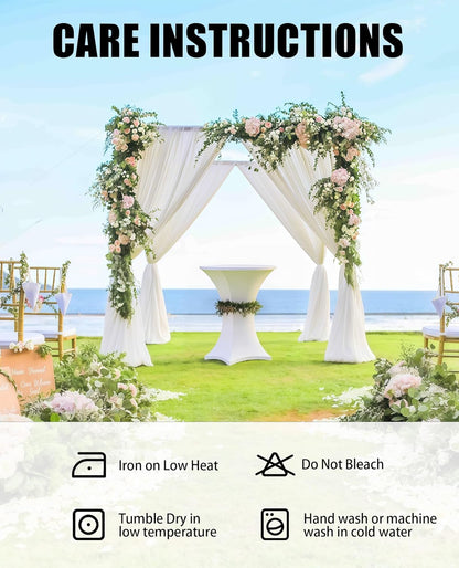 Cocktail Table Covers - 2 Pack 32X43 Inch Table Cloth - Black Fitted Stretch Spandex round High Top Tablecloth for Party, Bar, Birthday, Pub, Banquet