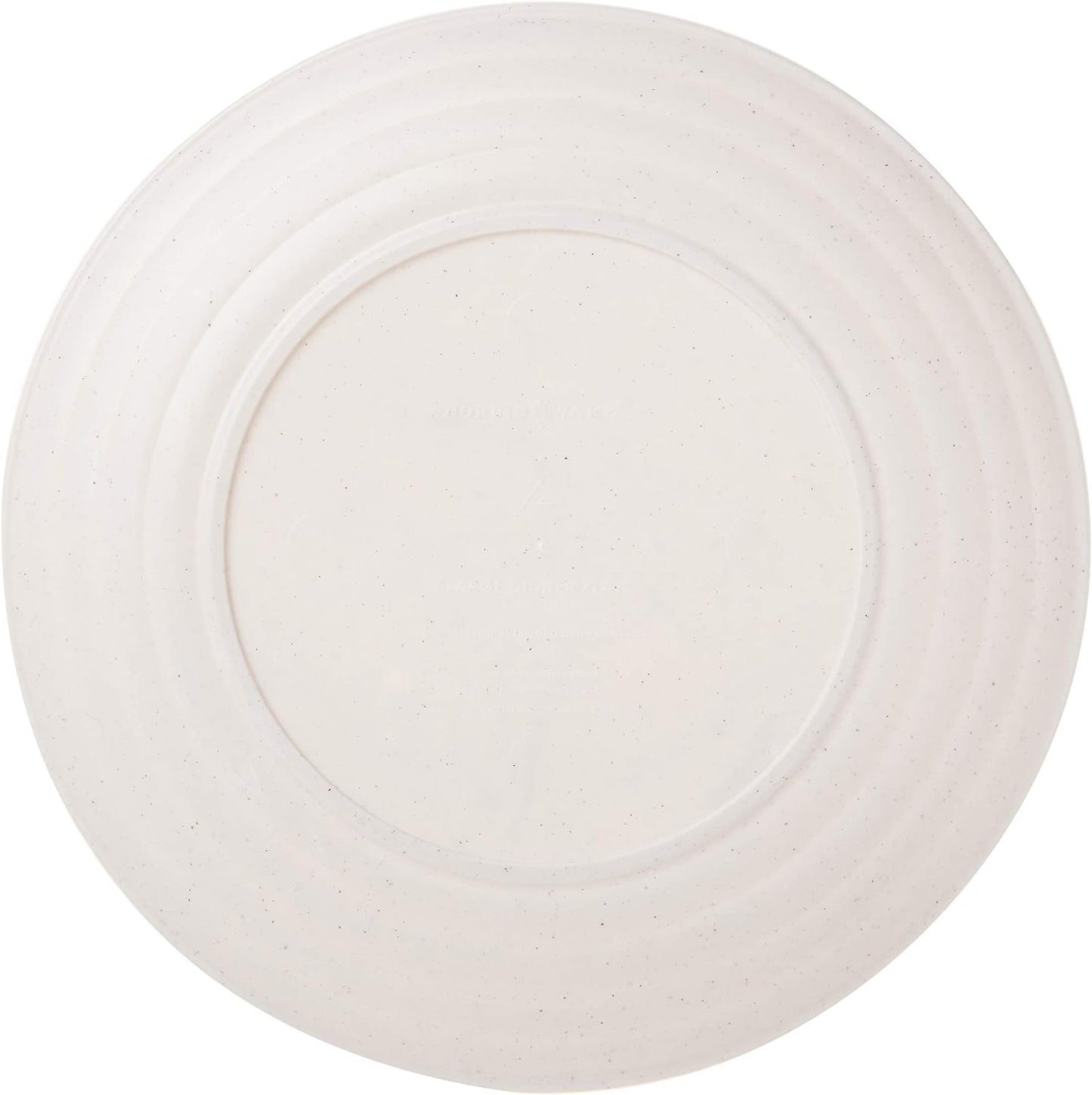 Polypropylene Plates Microwave Serveware, 10", White