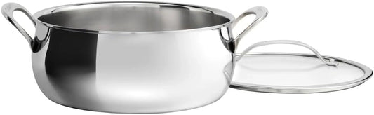 Pureclad™ Triple Ply Stainless Steel 4.5 Qt. Dutch Oven W/Cover, PCT3545-24