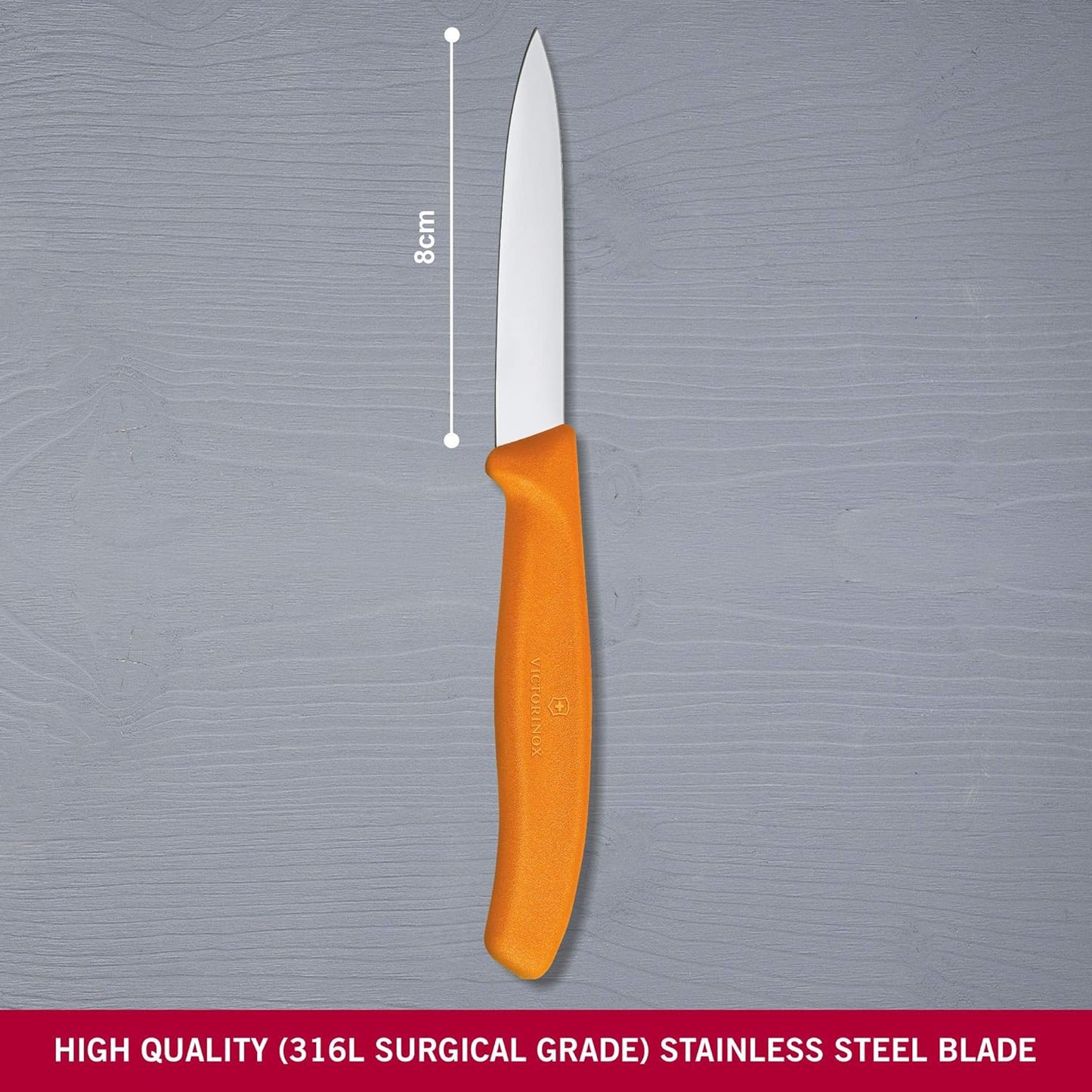 Paring Knife, 3.25 In, Orange