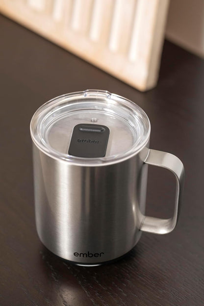 Sliding Lid, Splash-Proof Mug Lid Compatible with First and Second Generation  Mugs, 14 Oz