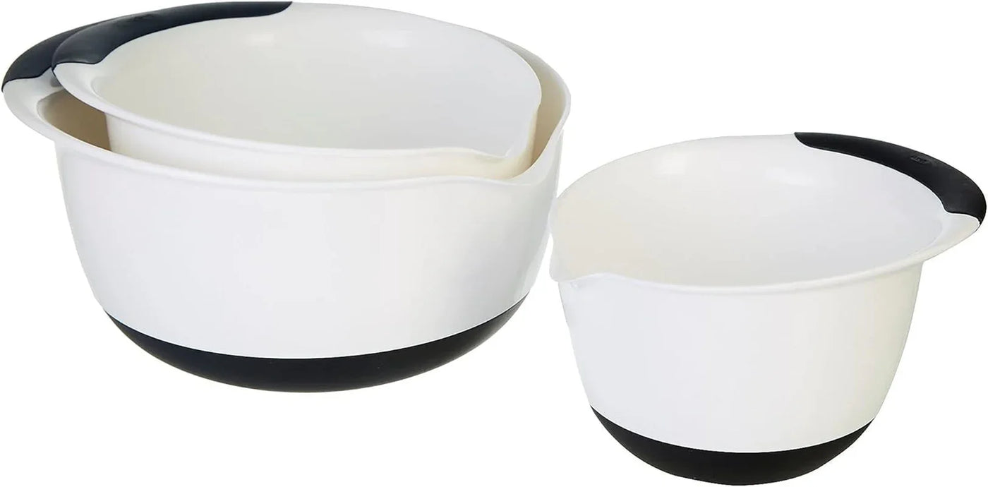 3 Piece Mixing Bowl Set Plastic Asst, 3 EA