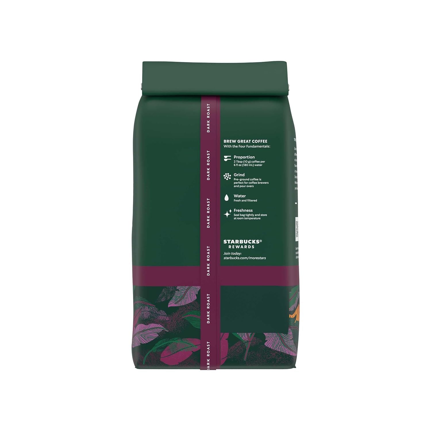 Ground Coffee, Dark Roast Coffee, Sumatra, 100% Arabica, 1 Bag (18 Oz)