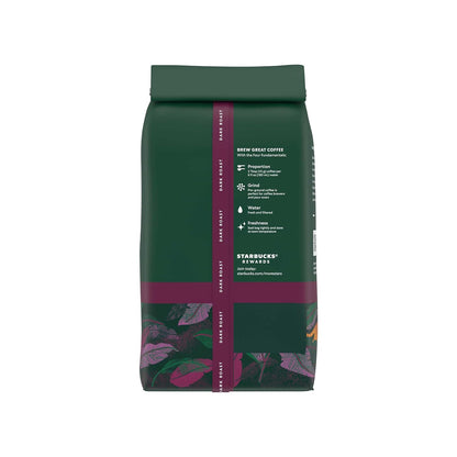 Ground Coffee, Dark Roast Coffee, Sumatra, 100% Arabica, 1 Bag (18 Oz)
