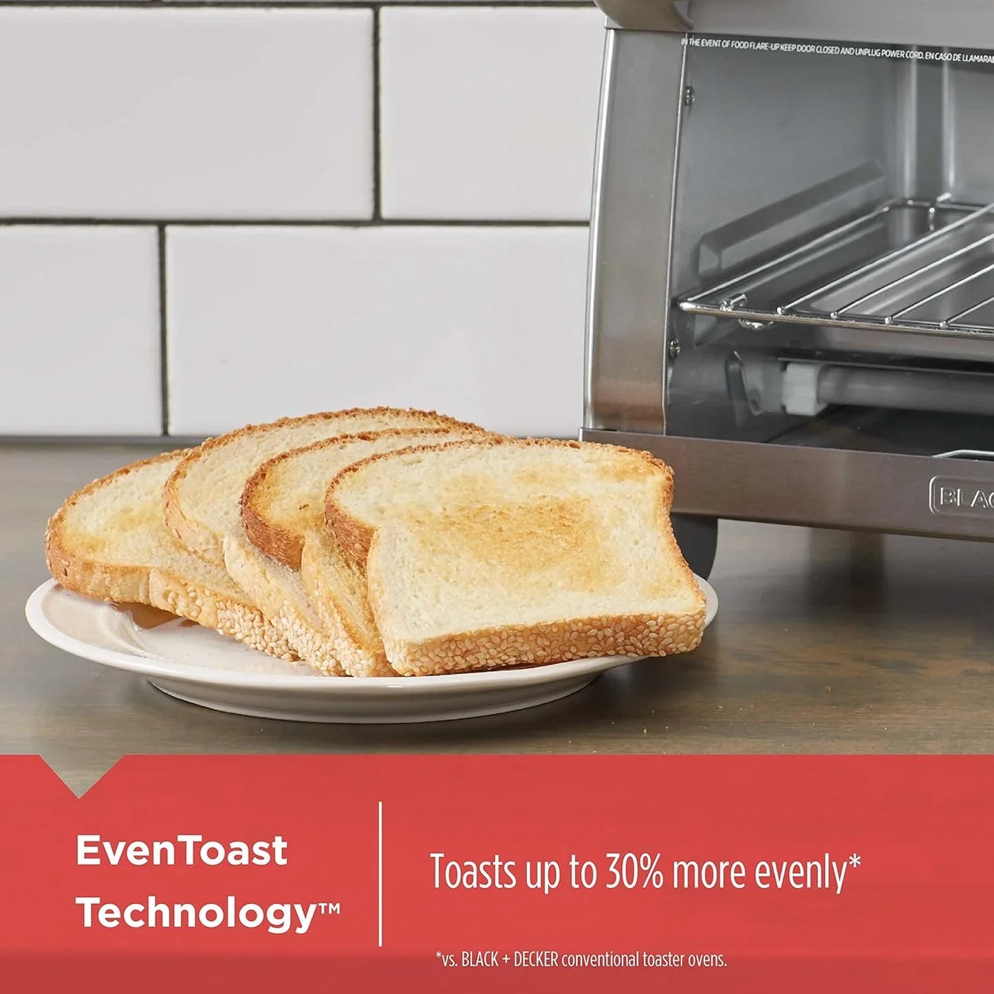 4-Slice Toaster Oven with Natural Convection, Stainless Steel, TO1760SS (TO1760SST-1)