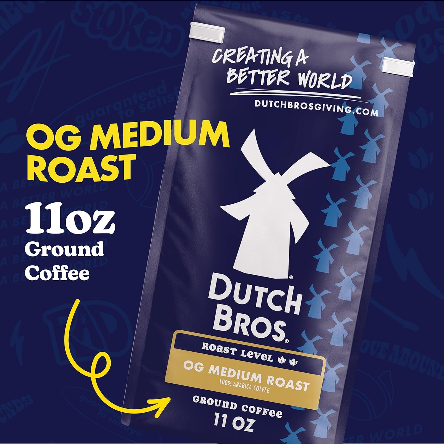 Dutch Bros® OG Medium Roast, Ground Coffee, Bagged 11Oz