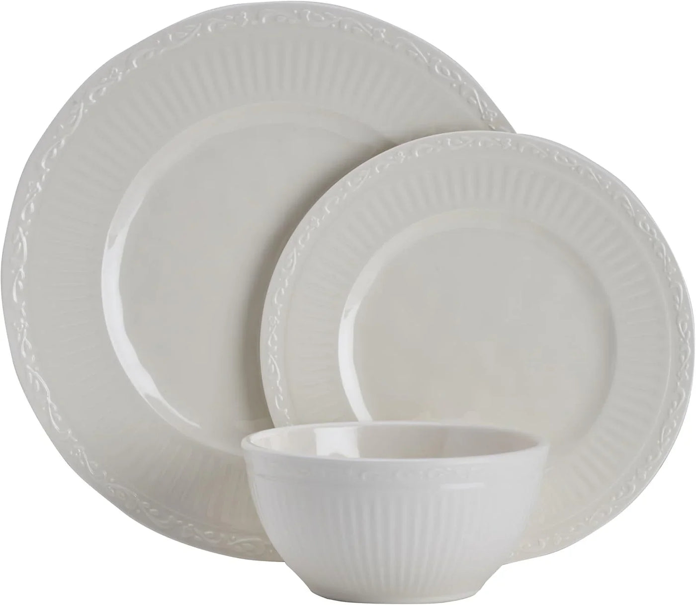 Italian Countryside 12 Piece Melamine Outdoor Dinnerware Set, Service for 4