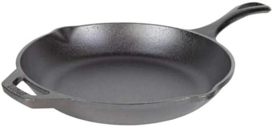Chef Collection 10" Pre-Seasoned Cast Iron Skillet - Kitchen Essential for Frying & Searing