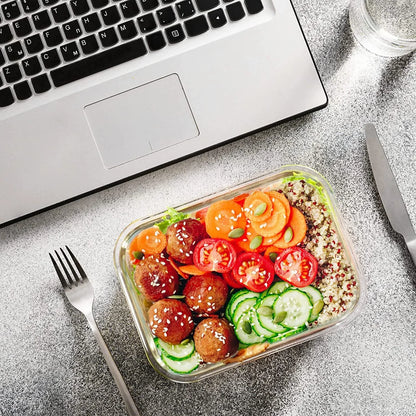 24-Piece Glass Food Storage Containers with Upgraded Snap Locking Lids,Glass Meal Prep Containers Set - Airtight Lunch Containers, Microwave, Oven, Freezer and Dishwasher