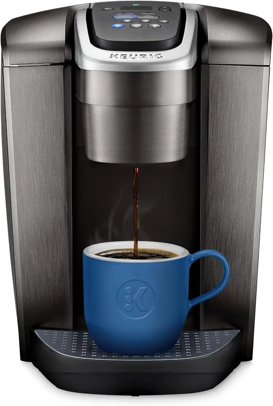 K-Elite Single Serve K-Cup Pod Coffee Maker, with Strength and Temperature Control, Iced Coffee Capability, 8 to 12Oz Brew Size, Programmable, Brushed Slate