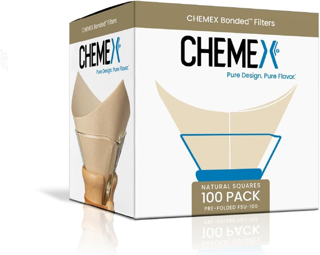 Bonded Filter - Natural Square - 100 Ct - Exclusive Packaging