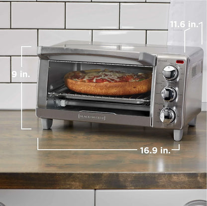 4-Slice Toaster Oven with Natural Convection, Stainless Steel, TO1760SS (TO1760SST-1)