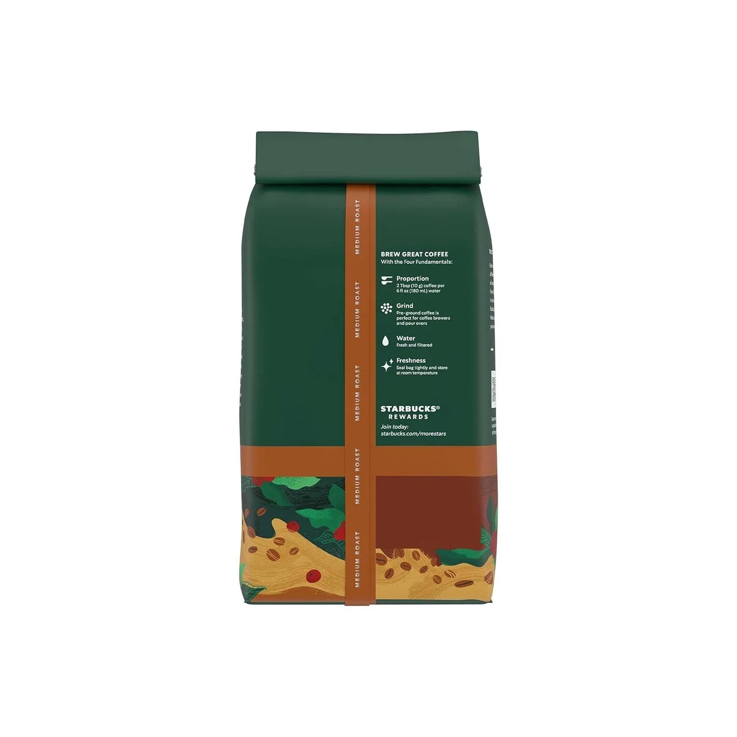 Ground Coffee, Medium Roast Coffee, House Blend, 100% Arabica, 1 Bag (18 Oz)