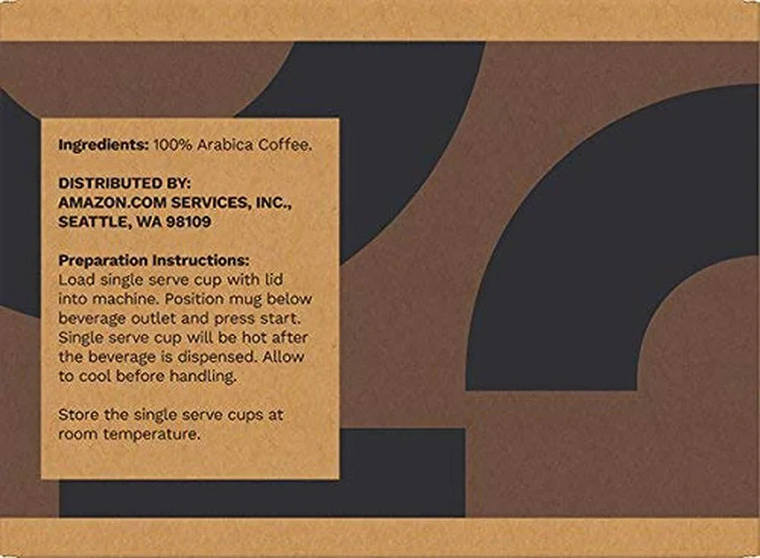 Dark Roast Coffee Pods, Compatible with Keurig 2.0 K-Cup Brewers 100 Count(Pack of 1)