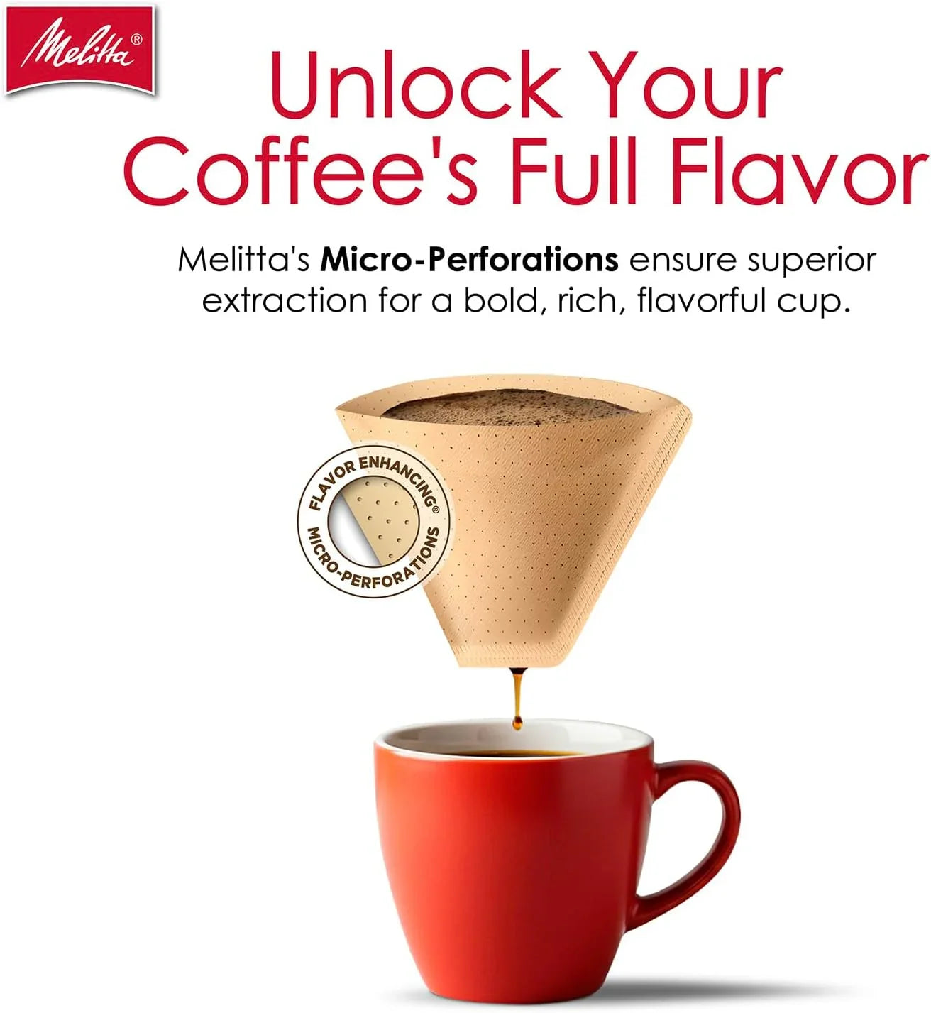 #4 Cone Coffee Filters, Natural Brown, 100 Count (Pack of 3), 300 Total Filters - Fits All 8-12 Cup Cone Coffee Makers and Pour-Overs, Compostable, Tear-Resistant