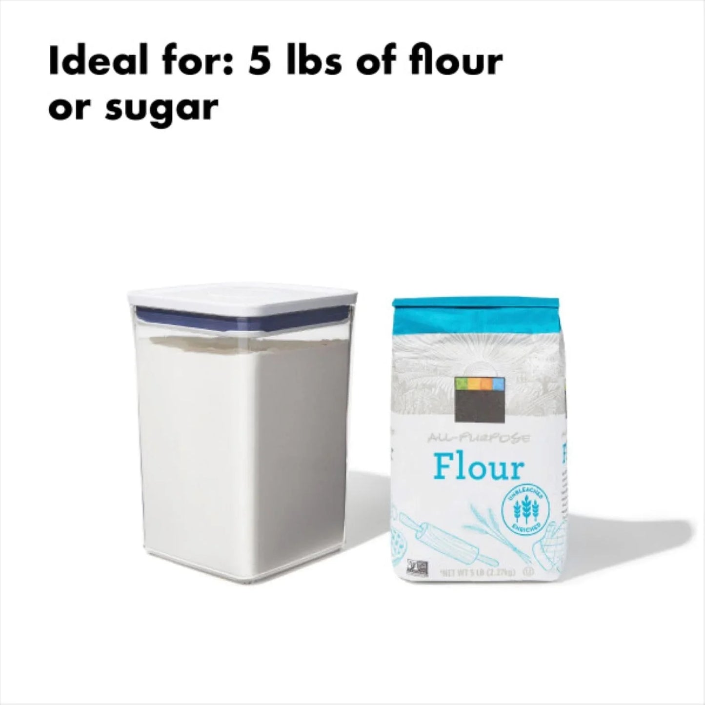 Good Grips POP Container - 4.4 Qt/4.2 L, Airtight Food Storage Containers