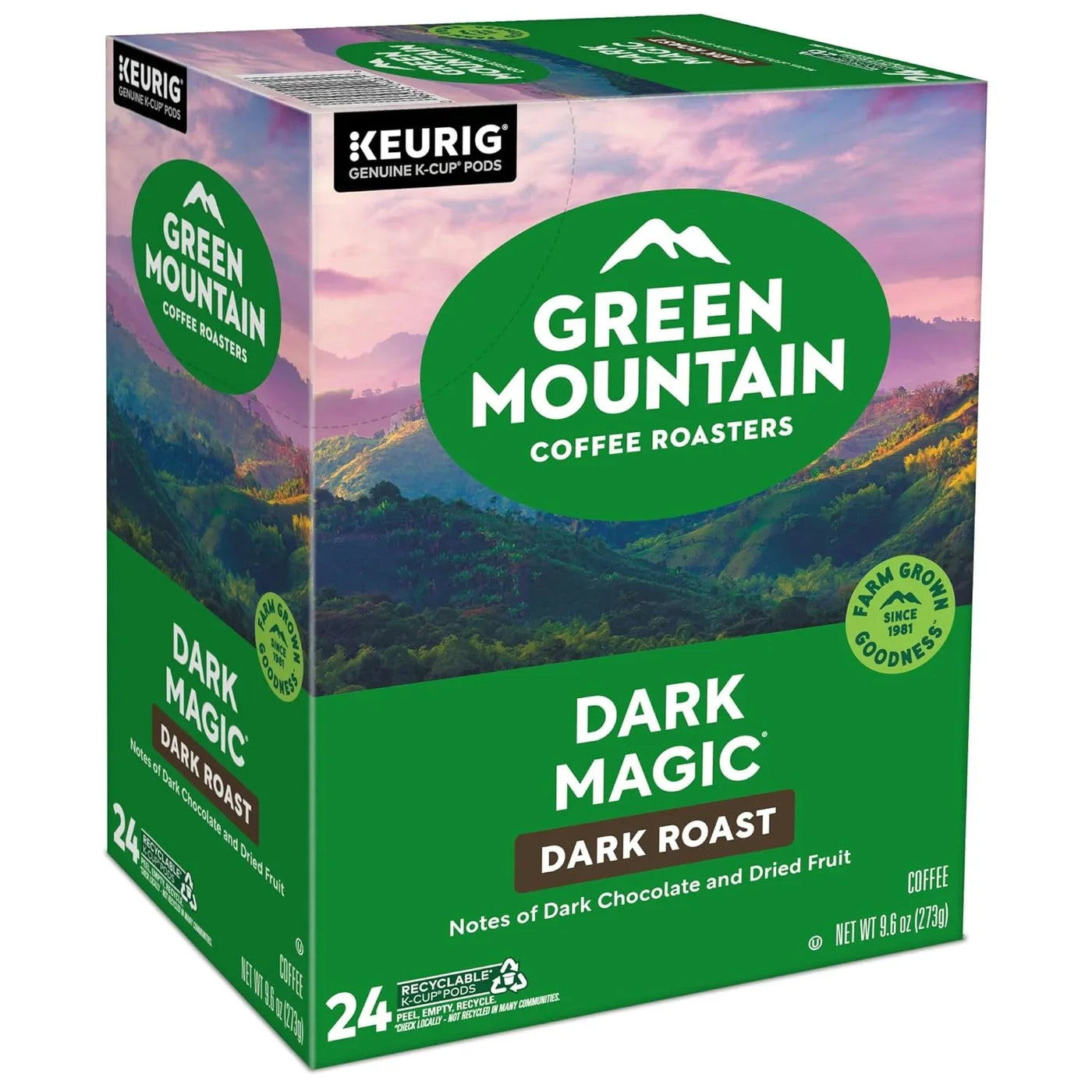 Dark Magic Coffee, Keurig Single-Serve K-Cup Pods, Dark Roast, 96 Count