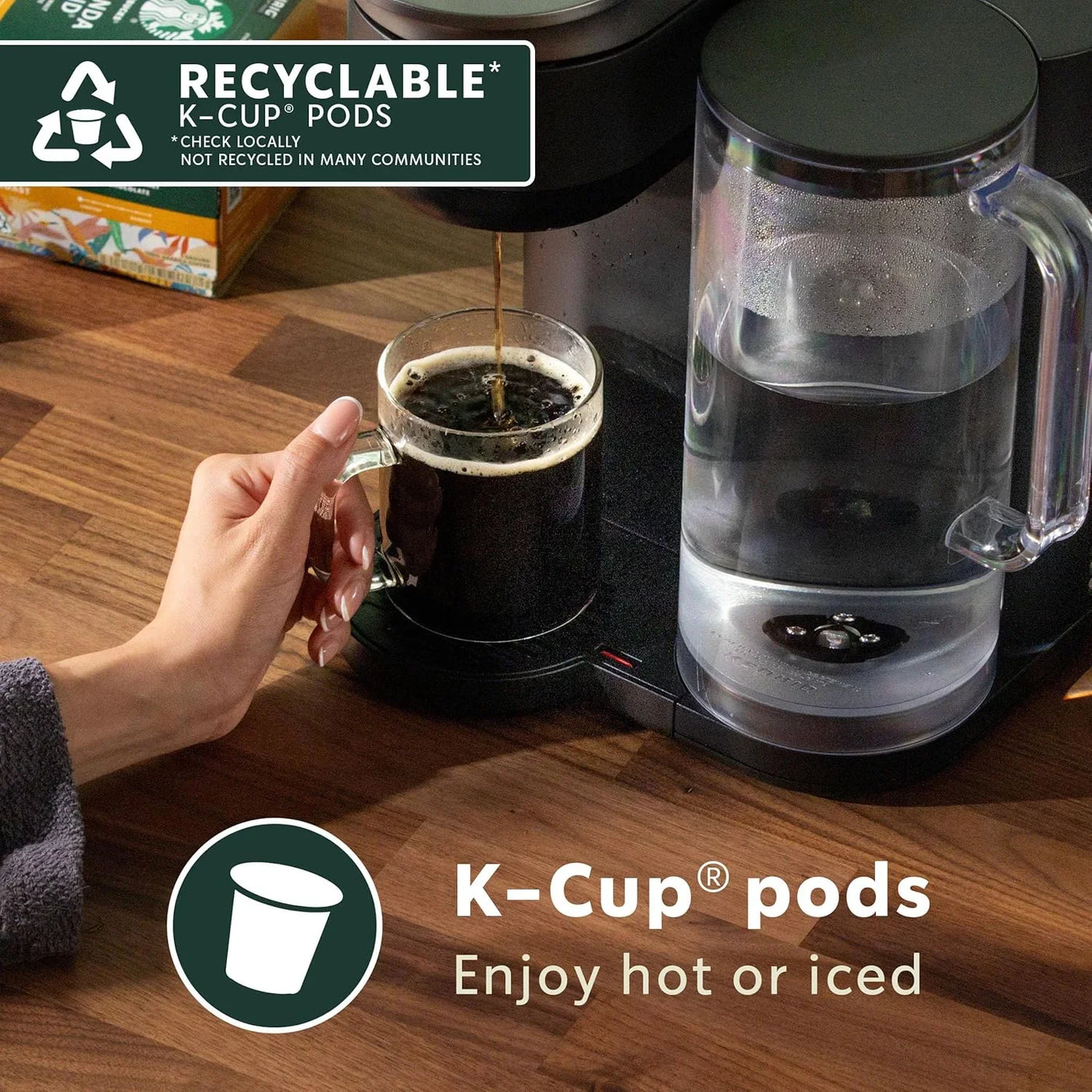 K-Cup Coffee Pods, Dark Roast Hot or Iced Coffee, French Roast, 32 Keurig Pods
