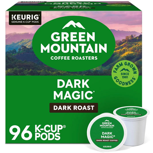 Dark Magic Coffee, Keurig Single-Serve K-Cup Pods, Dark Roast, 96 Count