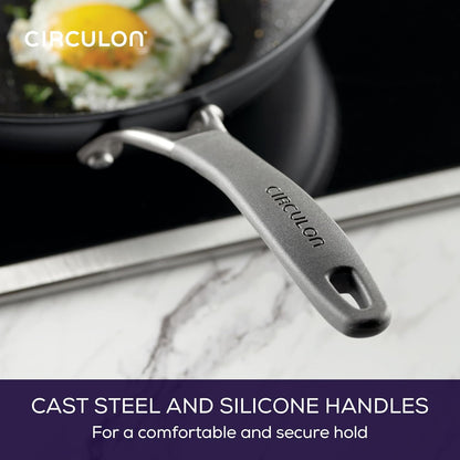 A1 Series with Scratchdefense Technology Nonstick Induction Frying Pan/Skillet, 12 Inch, Graphite