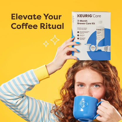 3-Month Brewer Maintenance Kit Includes Descaling Solution, Water Filter Cartridges & Rinse Pods, Compatible Classic/1.0 & 2.0 K-Cup Coffee Makers, 7 Count