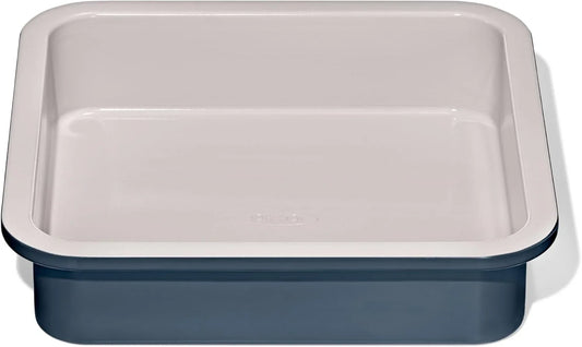 Good Grips Non-Stick Pro Ceramic Coated Metal Bakeware 9” Square Cake Pan – Storm Blue