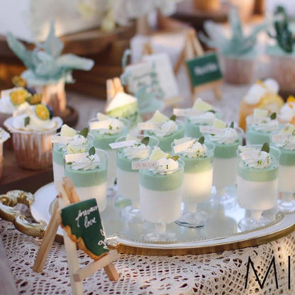 120 Pcs Dessert Cups with Spoons 60 Pcs 5 OZ Mini Clear Plastic Dessert Parfait Cup 60 Pc Spoons for Party Small round Serving Goblet Wine Shot Disposable Fruit Ice Cream Mousse Pudding Appetizer Bowl