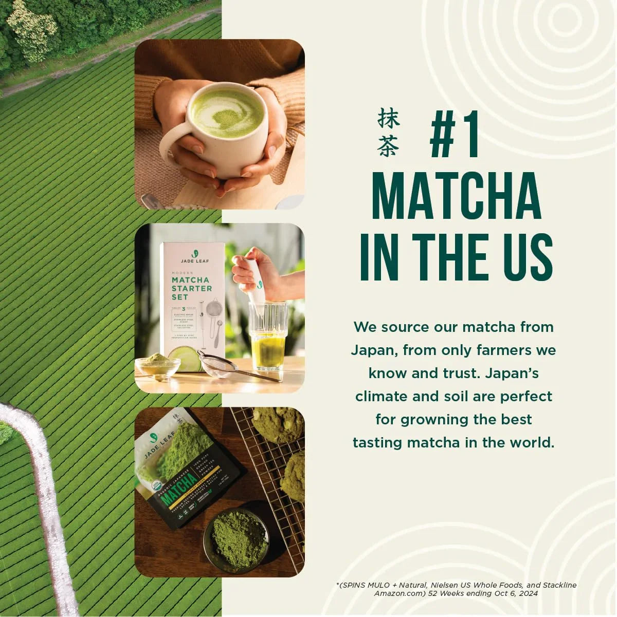 Organic Matcha Latte Mix - Lightly Sweet Japanese Matcha Green Tea Powder with Organic Cane Sugar for Café Style Blend, 5.3 Ounce / 150G (Pack of 1)