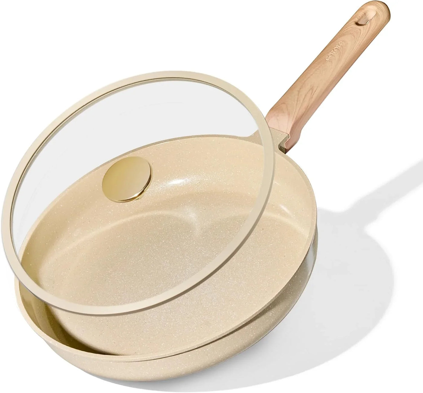 10" Frying Pan Set, Non-Toxic PTFE & PFOA Free Fry Pan & Omelet Pan, Compatible with Induction, Ceramic, Gas Cooktops