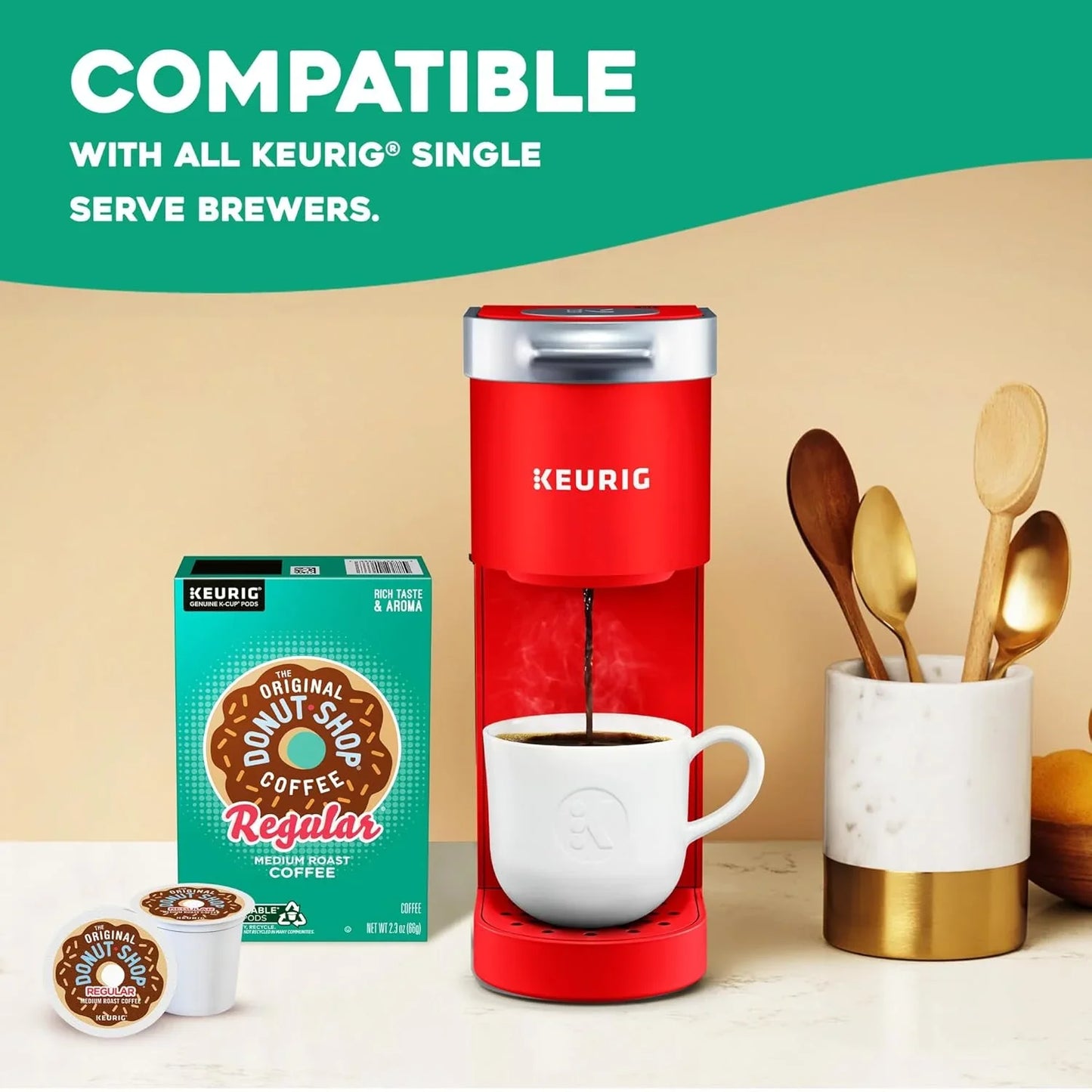 Regular Keurig Single-Serve K-Cup Pods, Medium Roast Coffee, 72 Count