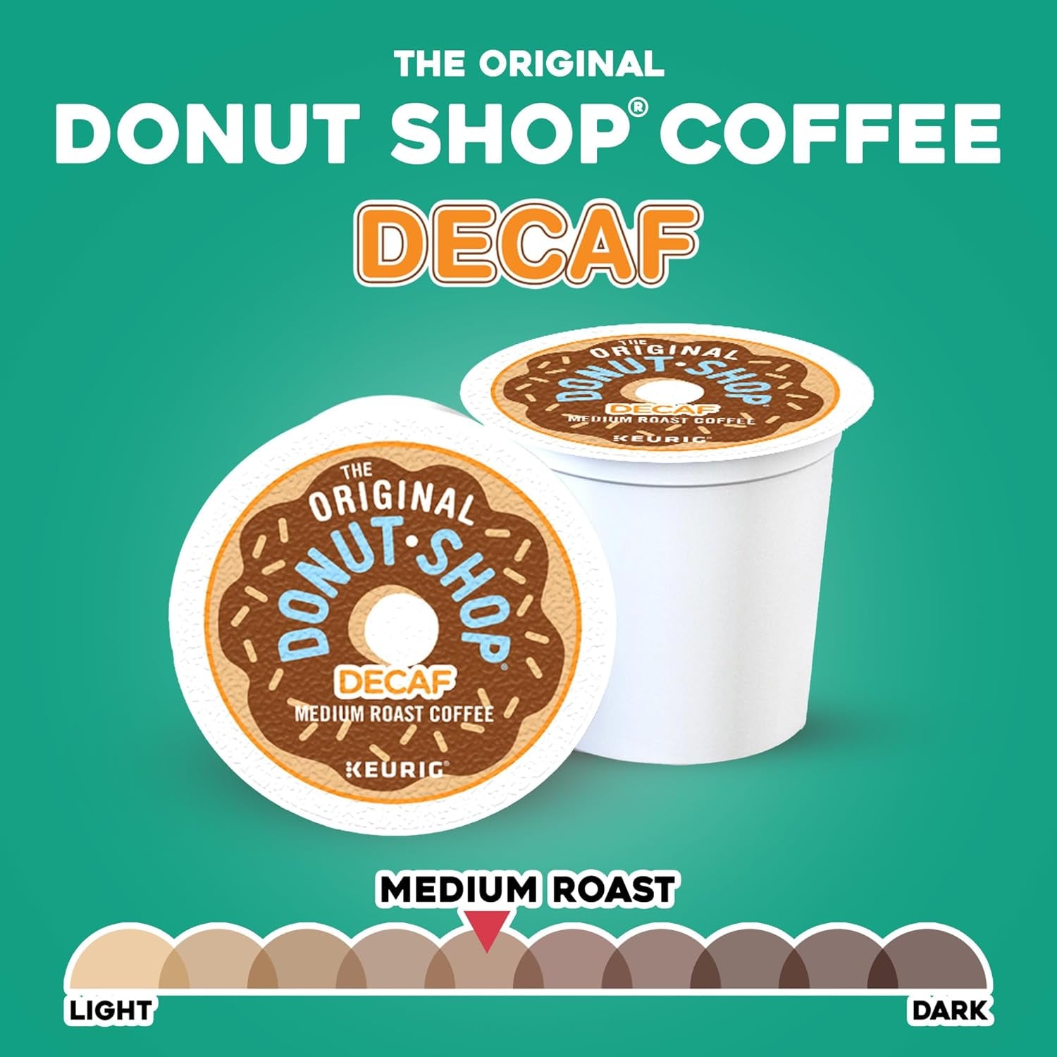 Decaf Keurig Single-Serve K-Cup Pods, Medium Roast Coffee, 48 Count