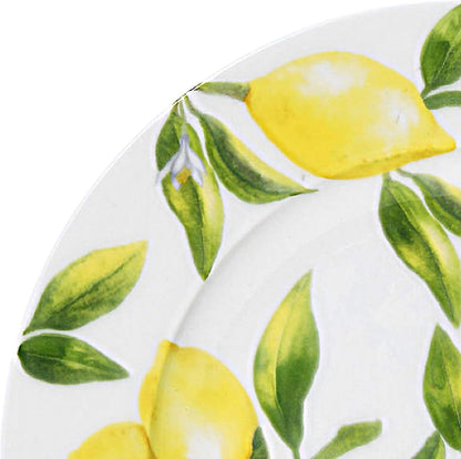 Lemons 16-Piece Dinnerware Set, Service for 4, Multicolor