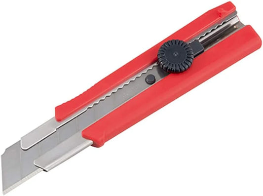 Utility Knife - 1" 7-Point Rock Hard Snap Blade Box Cutter with Dial Lock & Rock Hard Blade - LC-650