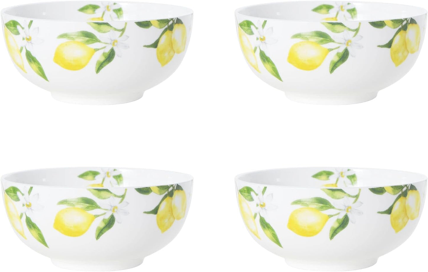 Lemons 16-Piece Dinnerware Set, Service for 4, Multicolor