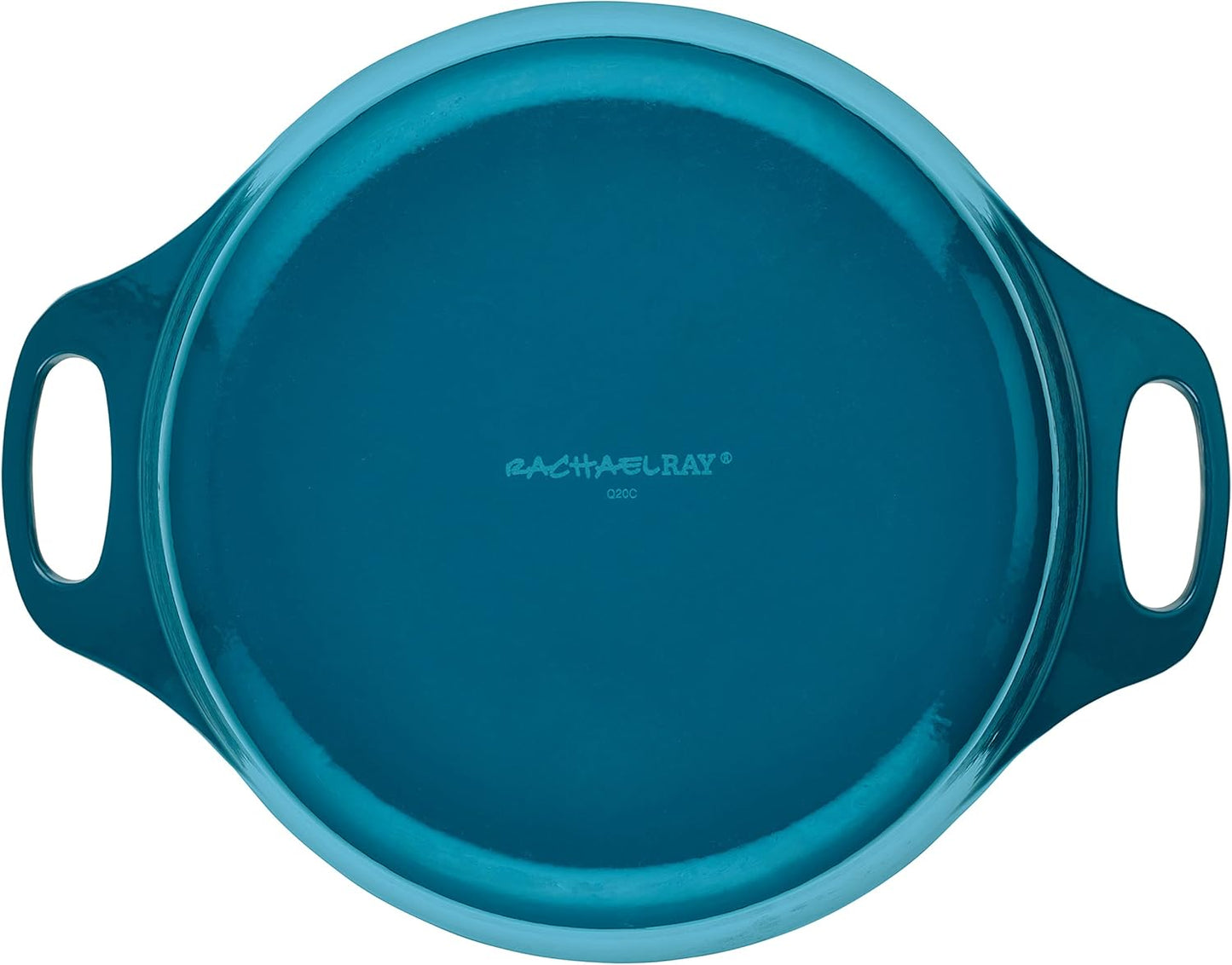 Enameled Cast Iron Dutch Oven/Casserole Pot with Lid, 5 Quart, Teal