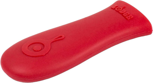 Silicone Hot Handle Holder - Dishwasher Safe Hot Handle Holder Designed for  Cast Iron Skillets 9 Inches+ W/Keyhole Handle - Reusable Heat Protection up to 500° - Red