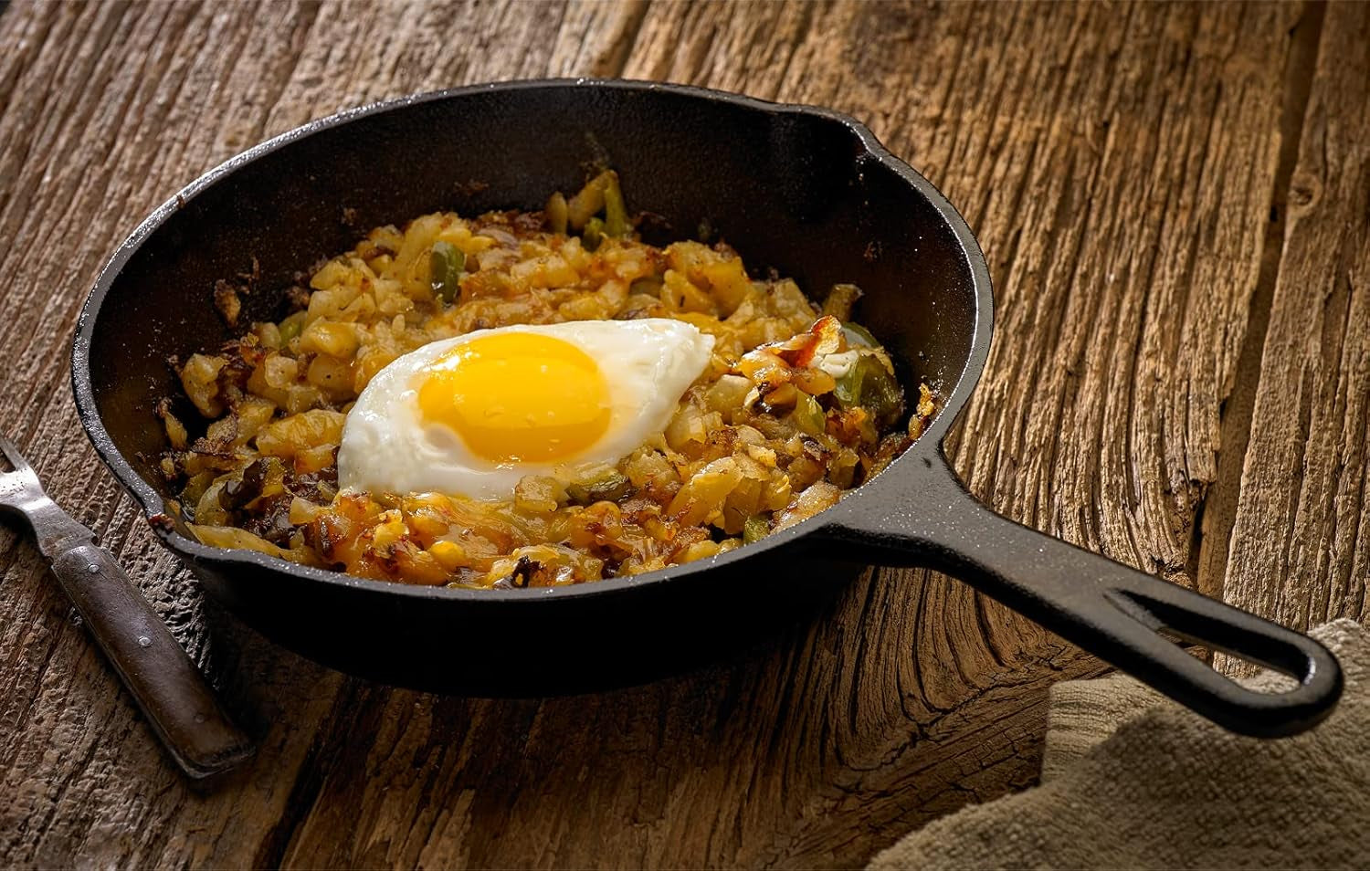 Pre-Seasoned Cast Iron Skillet, 8-Inch