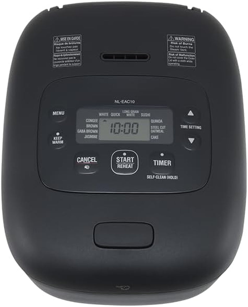 NL-EAC10BA Micom Rice Cooker & Warmer 5.5 Cups, Black