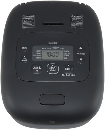 NL-EAC10BA Micom Rice Cooker & Warmer 5.5 Cups, Black